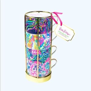 Lilly Pulitzer Cappuccino Mug set